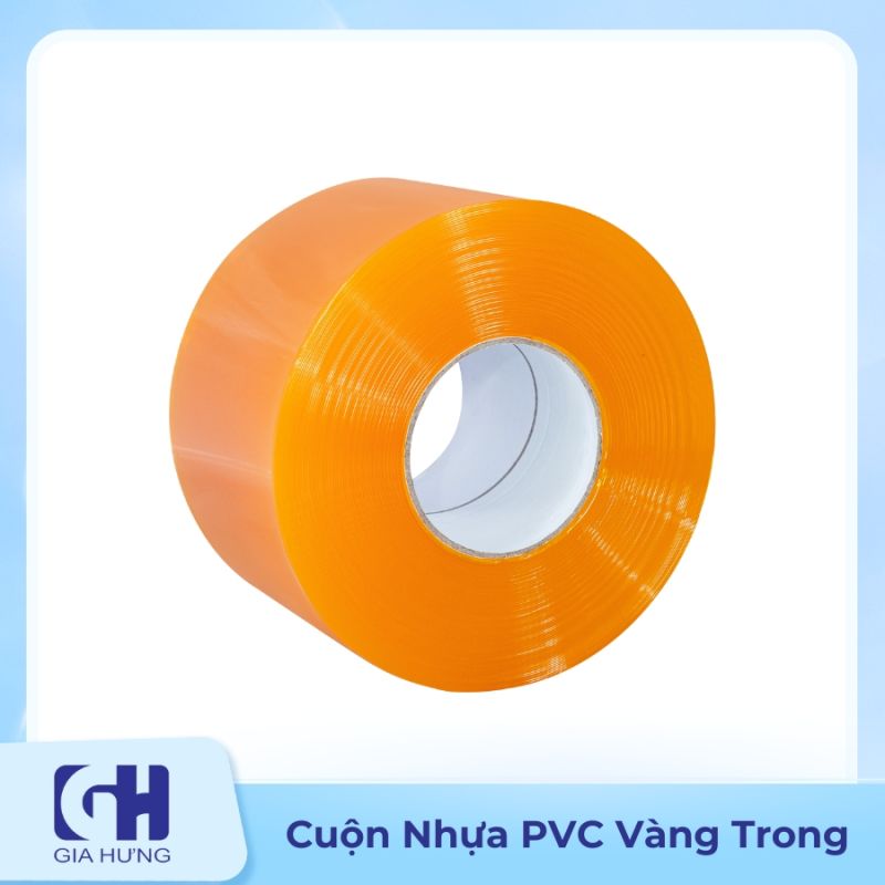 Cuộn Nhựa PVC Vàng Trong