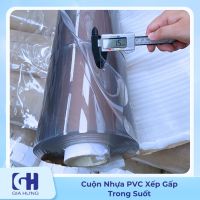 Cuộn nhựa PVC xếp gấp trong suốt 