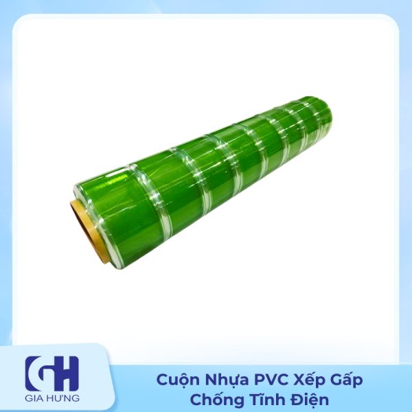 Cuộn nhựa PVC xếp gấp chống tĩnh điện