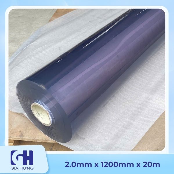 Cuộn nhựa PVC dày 2.0mm x 1.2m x 20m