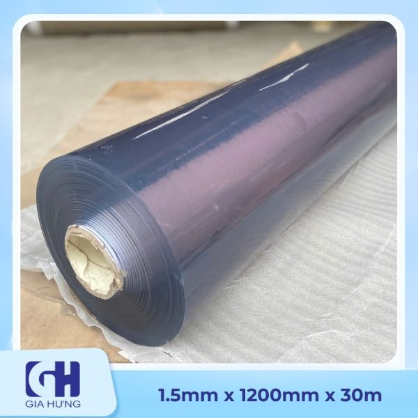 Cuộn nhựa PVC dày 1.5mm x 1.2m x 30m 