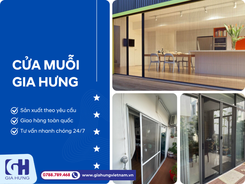 Những lý do nên lựa chọn cửa lưới chống muỗi tại Gia Hưng