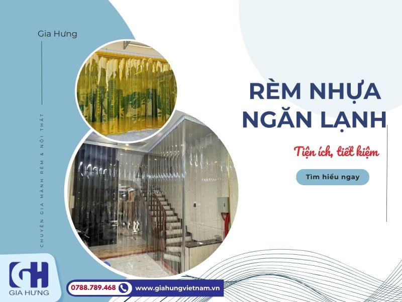 Thi công rèm nhựa ngăn lạnh Hà Nội, bảo hành chính hãng