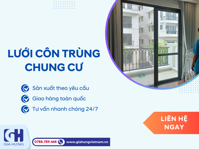 5 Lý Do Bạn Nên Lựa Chọn Lưới Côn Trùng Chung Cư Cho Không Gian Sống