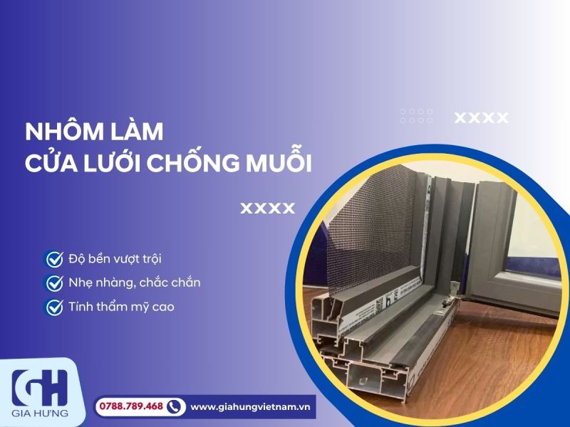 Top 5 Đơn Vị Sản Xuất Của Khung Nhôm Làm Cửa Lưới Chống Muỗi 