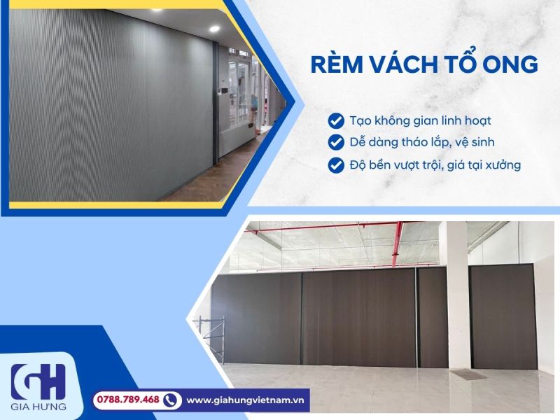 Tạo Điểm Nhấn Sang Trọng Cho Ngôi Nhà Với Rèm Vách Tổ Ong