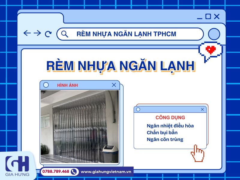Địa Chỉ Mua Rèm Nhựa Ngăn Lạnh Điều Hòa TPHCM Uy Tín, Chất Lượng