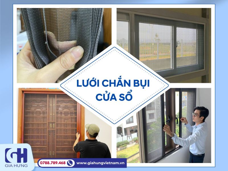 Lưới Chắn Bụi Cửa Sổ Gọn Nhẹ, Giá Tốt Tại Bình Dương
