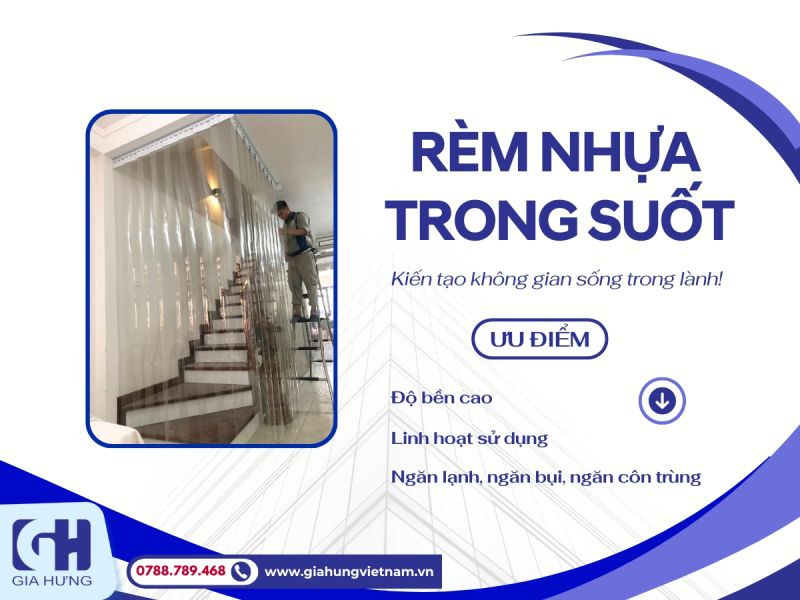 Rèm Nhựa Trong Suốt Giúp Tiết Kiệm Chi Phí Thay Thế Cửa Đóng, Mở