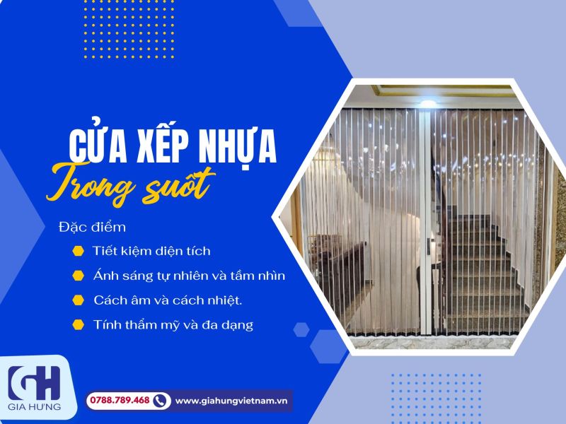 Lựa chọn cửa xếp nhựa trong suốt thông minh cho ngôi nhà của bạn