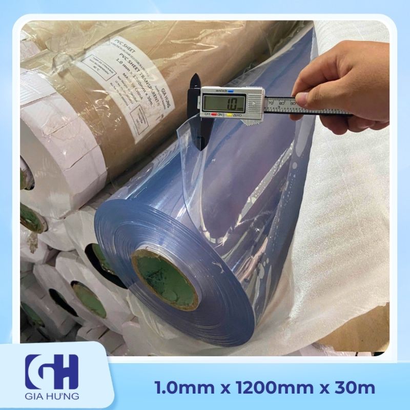 Cuộn nhựa PVC 1.0mm x 1.2m x 30m