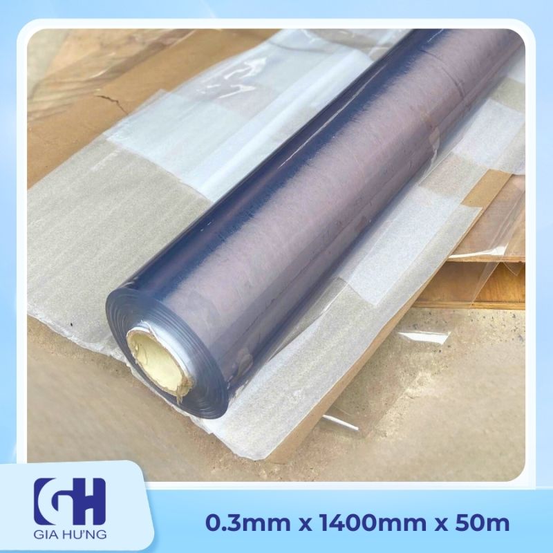 Cuộn Nhựa PVC Dày 0.3mm x 1.4m x 50m