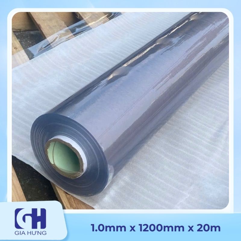 Cuộn nhựa PVC dày 1.0mm x 1.2m x 20m 