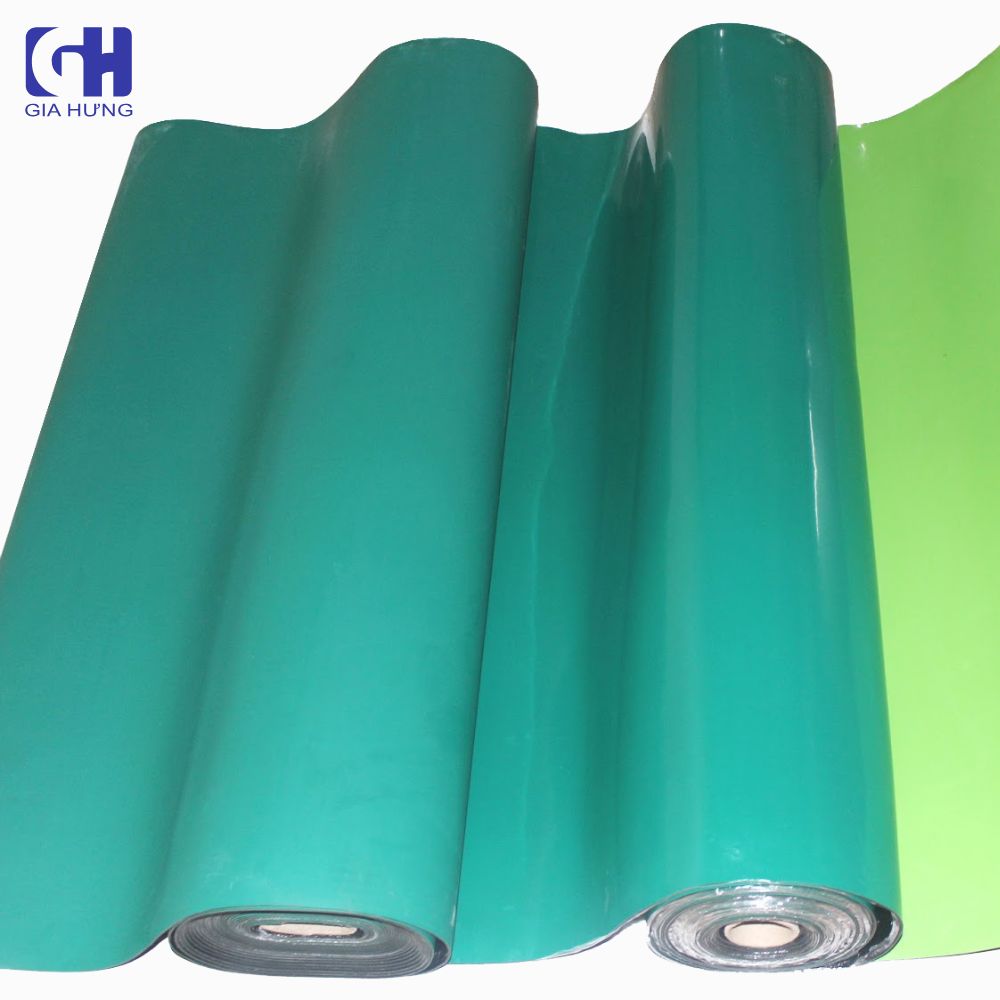 thảm cao su chống tĩnh điện bóng