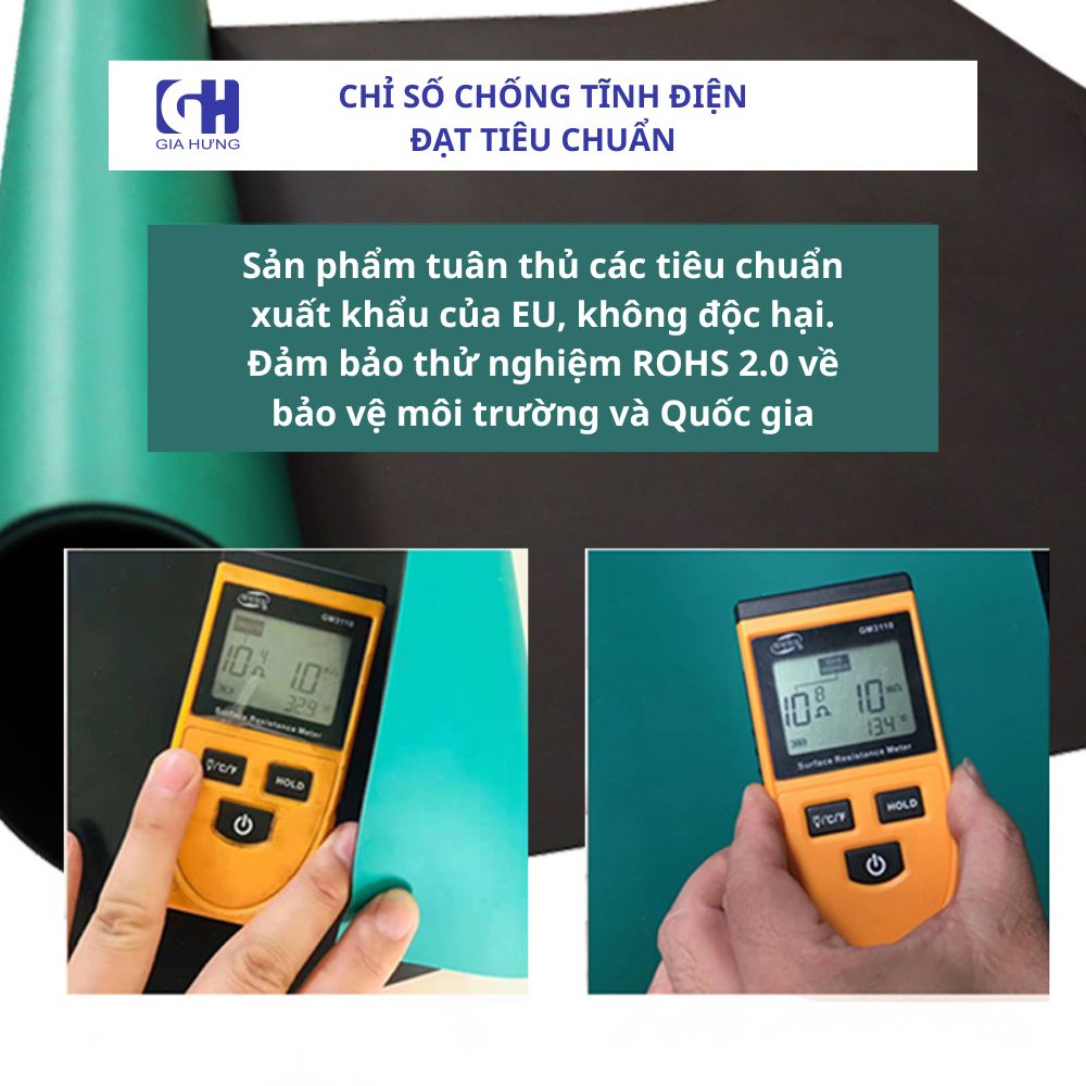 thảm cao su chống tĩnh điện