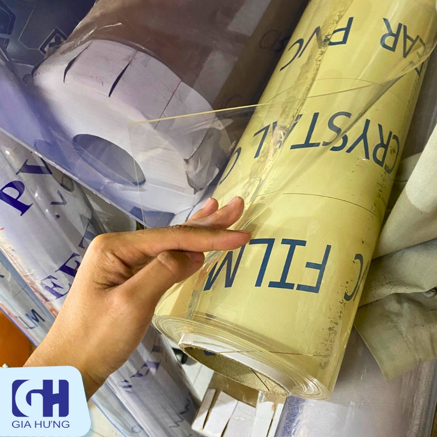 Màng nhựa PVC Gia Hưng mềm dẻo trong suốt