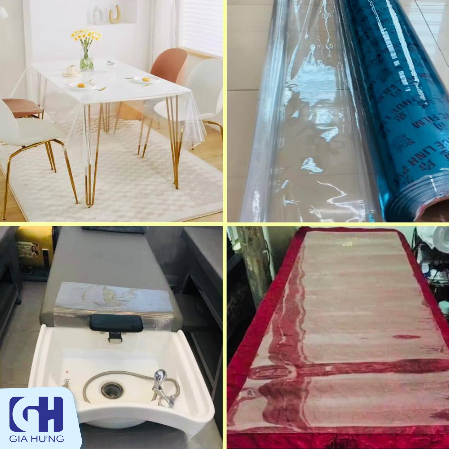 Màng nhựa PVC trải bàn trải giường spa