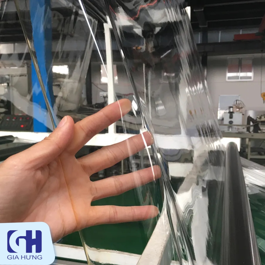 Màng nhựa pvc khổ lớn mềm dẻo trong suốt