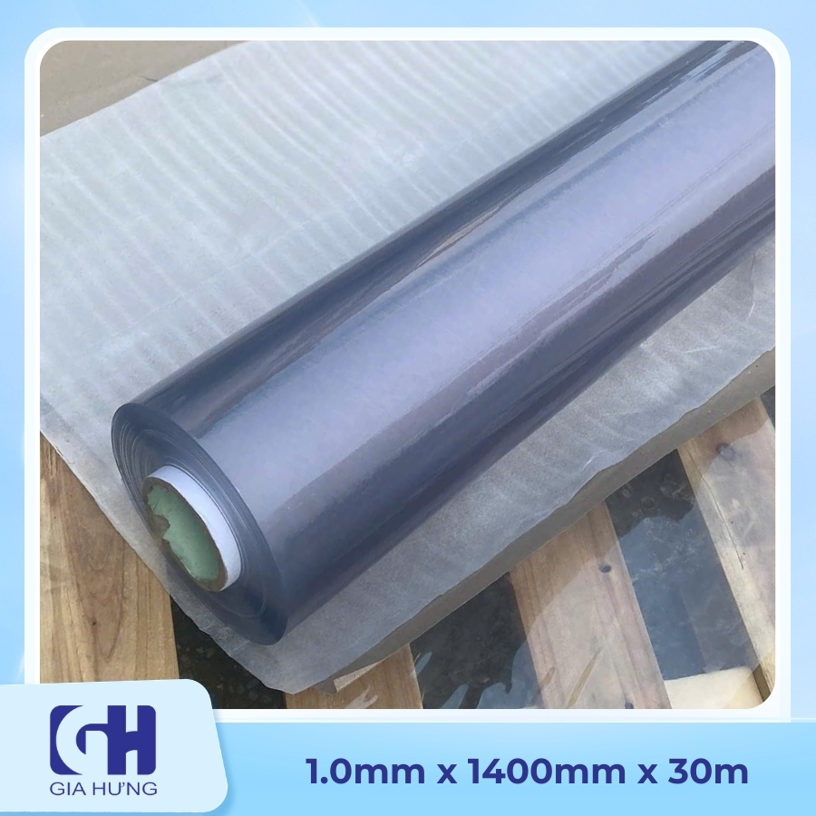Cuộn nhựa PVC dày 1.0mm x 1.4m x 30m 