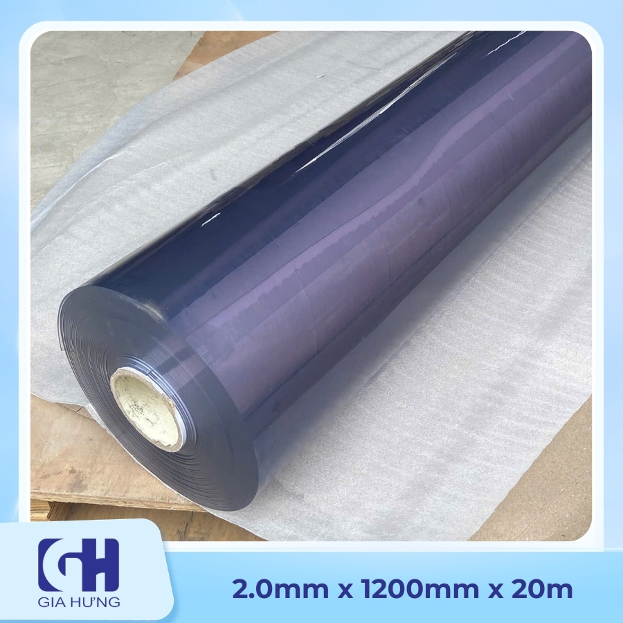 Cuộn nhựa PVC dày 2.0mm x 1.2m x 20m
