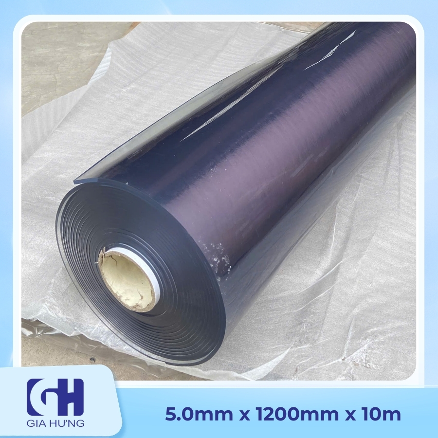 Cuộn nhựa PVC dày 5.0mm x 1.2m x 10m