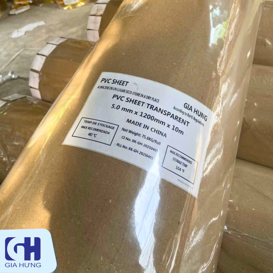Cuộn nhựa khổ lớn 5mm thương hiệu Gia Hưng - Giá tại xưởng