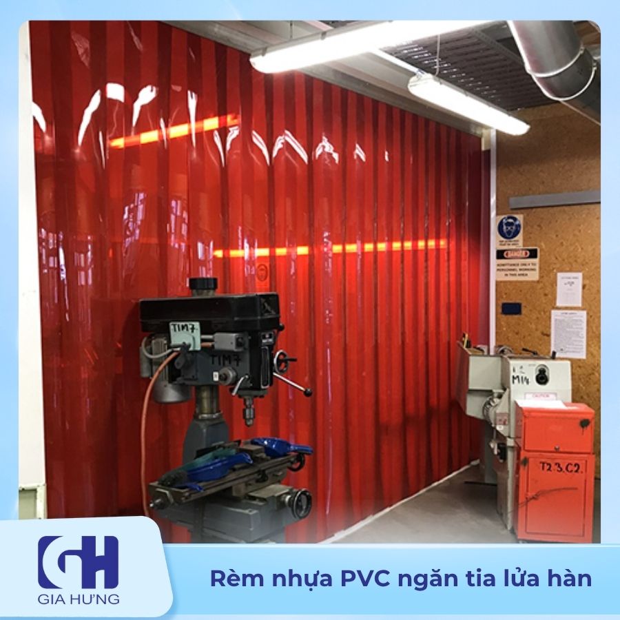 Rèm Nhựa PVC Ngăn Tia Lửa Hàn