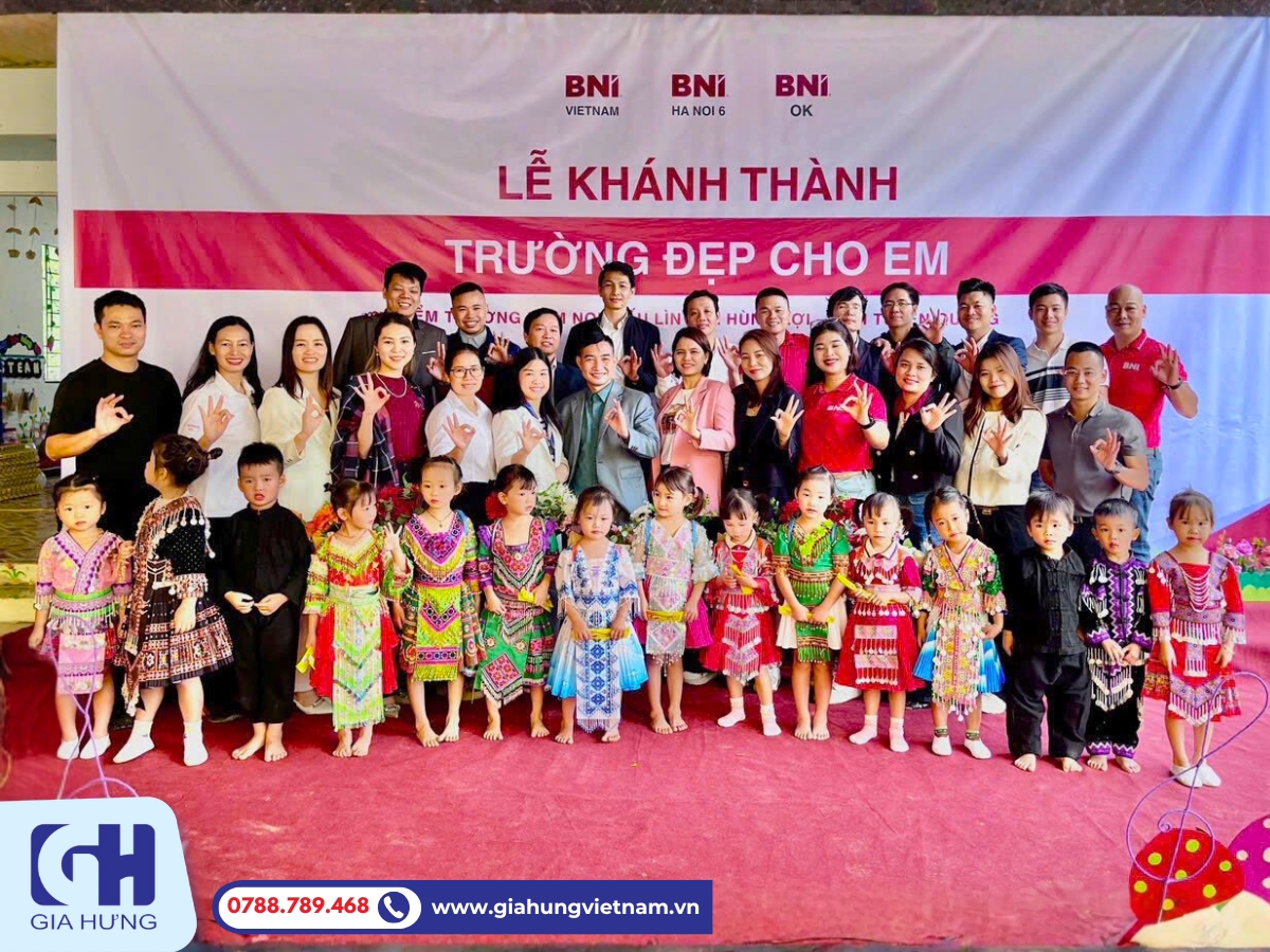 Lễ Khánh Thành Trường Mầm Non Tấu Lìn, Xã Hùng Lợi, Tỉnh Tuyên Quang