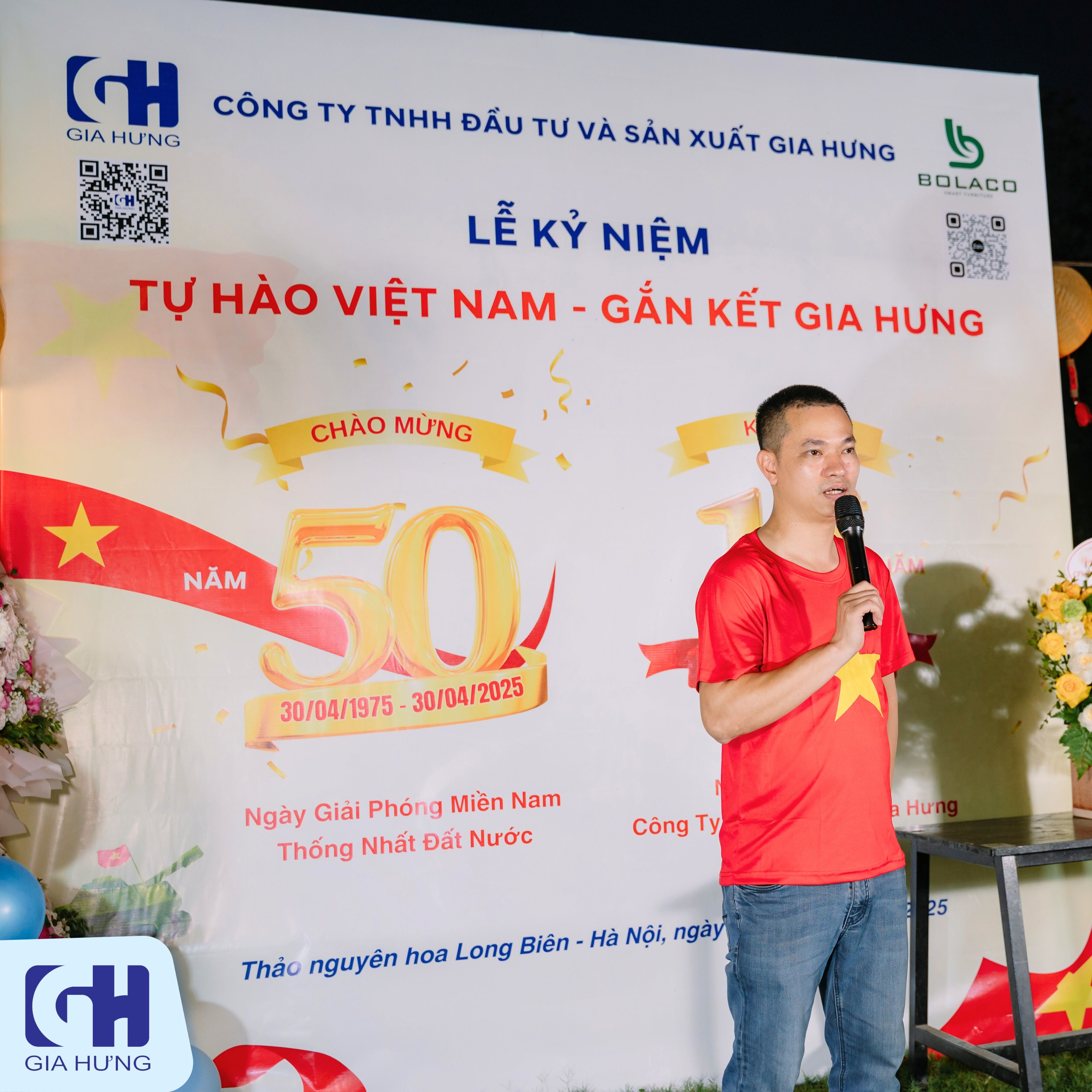 Giám đốc Nguyễn Văn Huy có những phát biểu cảm xúc và định hướng cho Gia Hưng trong tương lai