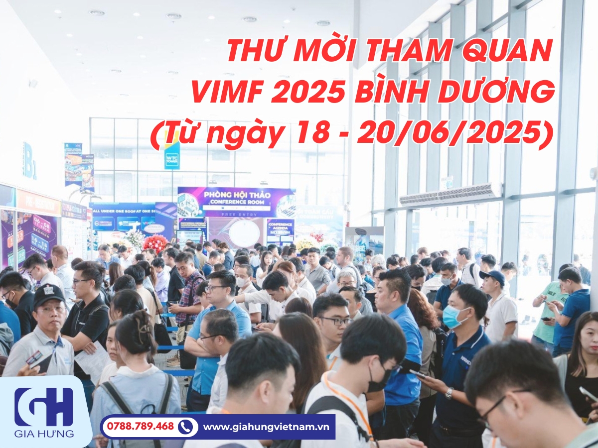 Thư Mời Tham Quan Triển Lãm VIMF Bình Dương 2025