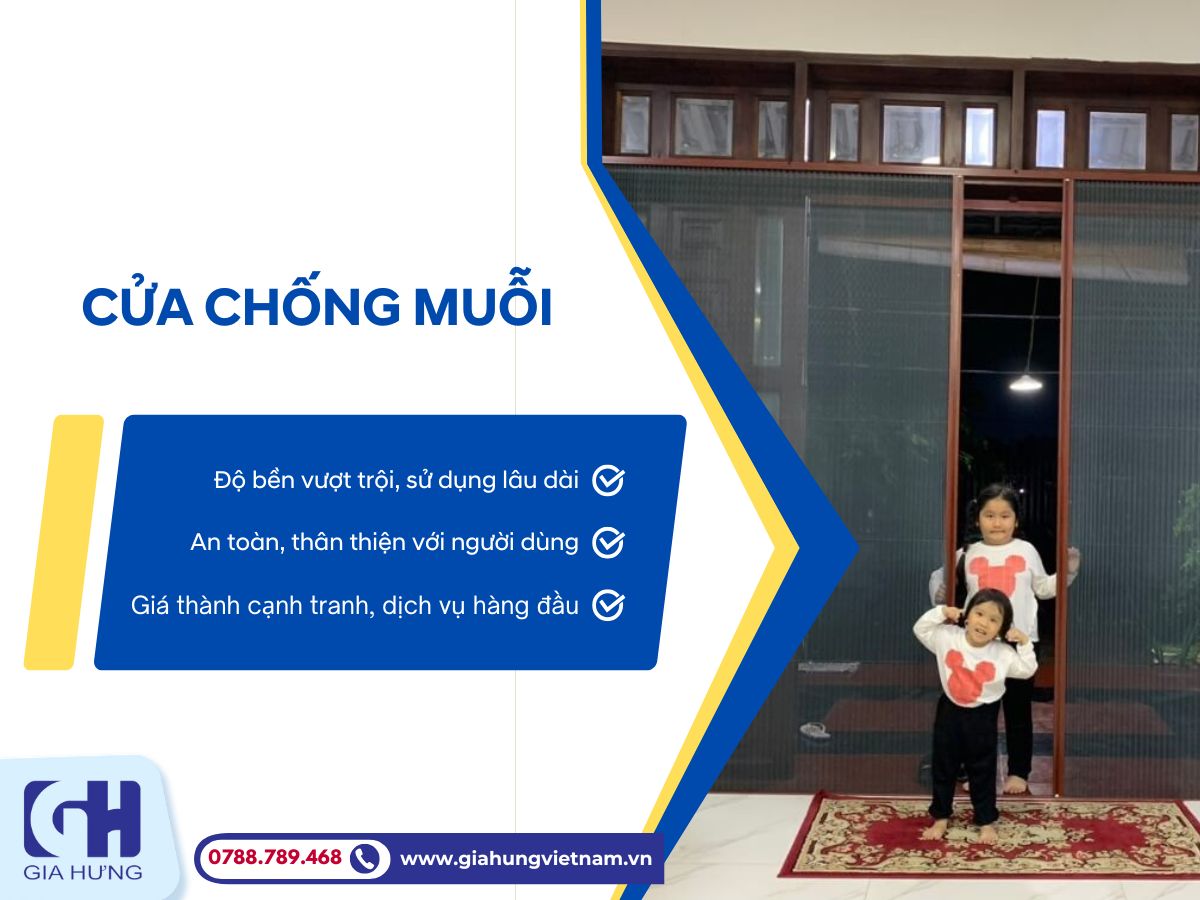 Cửa Chống Muỗi Gia Hưng: Giải Pháp Hiệu Quả Cho Môi Trường Sống Sạch Sẽ và An Toàn