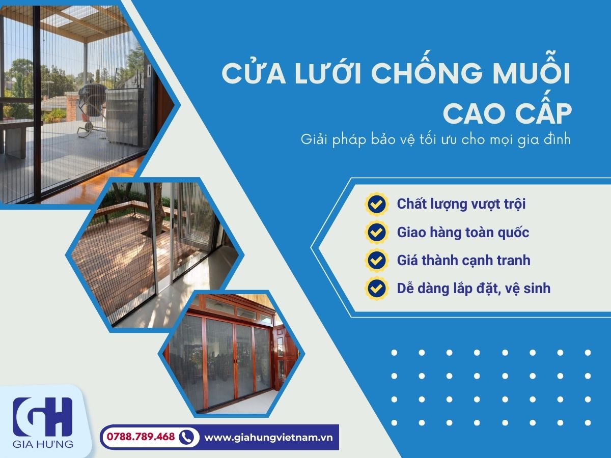 Cửa Lưới Chống Muỗi Cao Cấp Giải Pháp Bảo Vệ Tối Ưu Cho Mọi Gia Đình