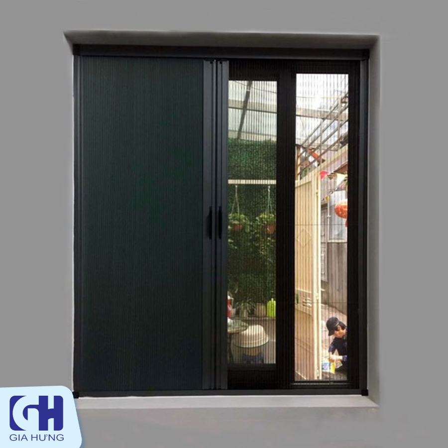 Rèm tổ ong kết hợp cửa lưới chống muỗi Gia Hưng