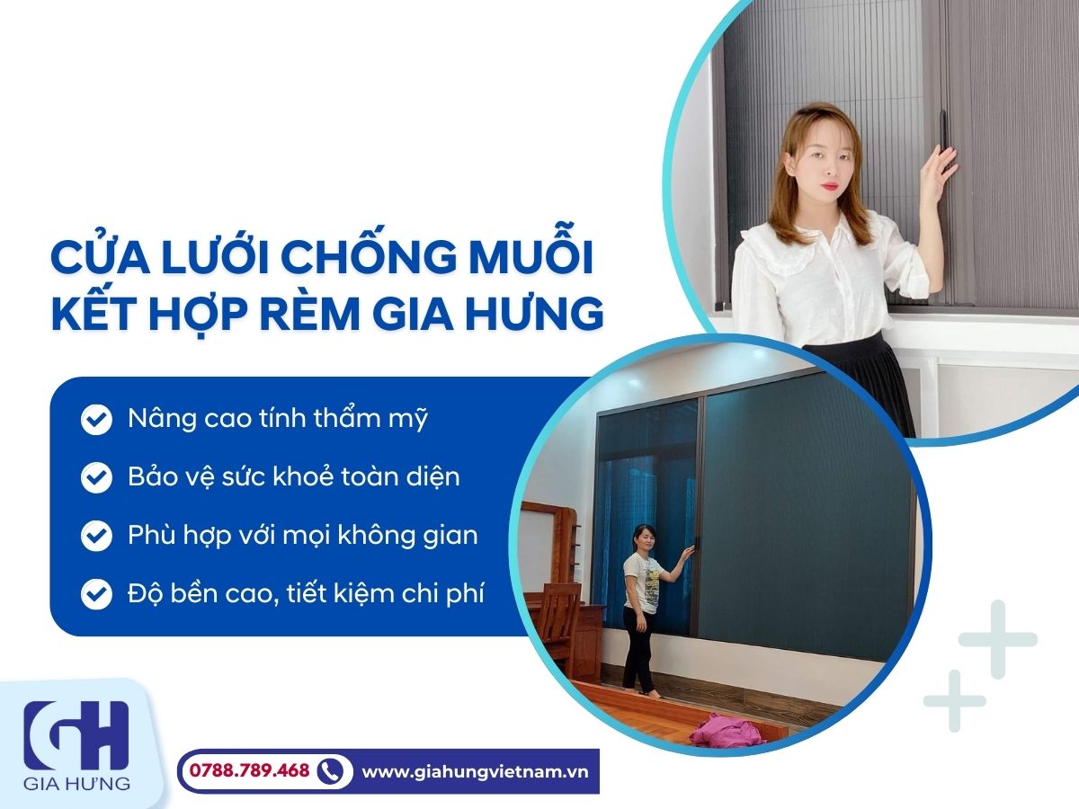 Hướng dẫn Cách Lắp Đặt Cửa Lưới Chống Muỗi Kết Hợp Rèm Tổ Ong