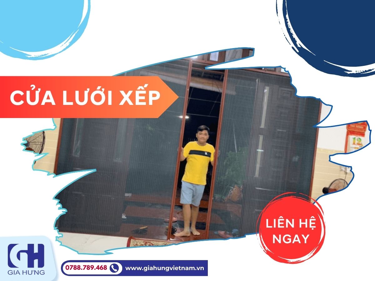 Giải Pháp Cửa Lưới Xếp Giúp Tối Ưu Bảo Vệ Không Gian Sống