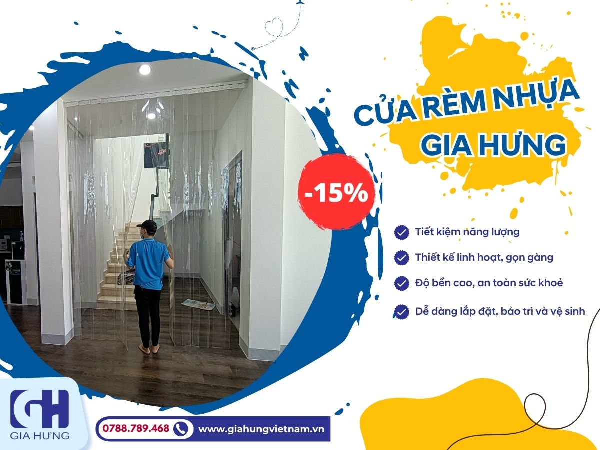 Lý do vì sao nên lựa chọn cửa rèm nhựa tại Gia Hưng