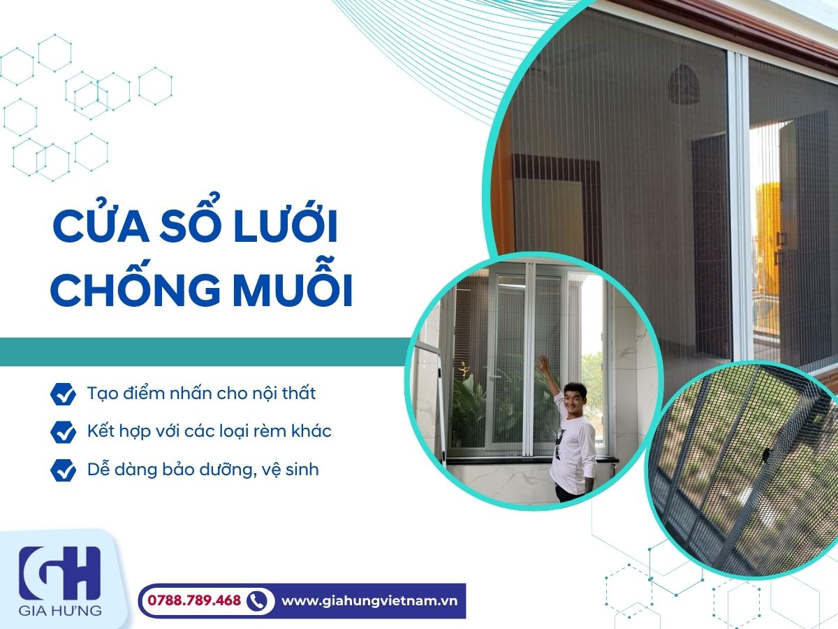 Kinh nghiệm lựa chọn Cửa Sổ Lưới Chống Muỗi phù hợp