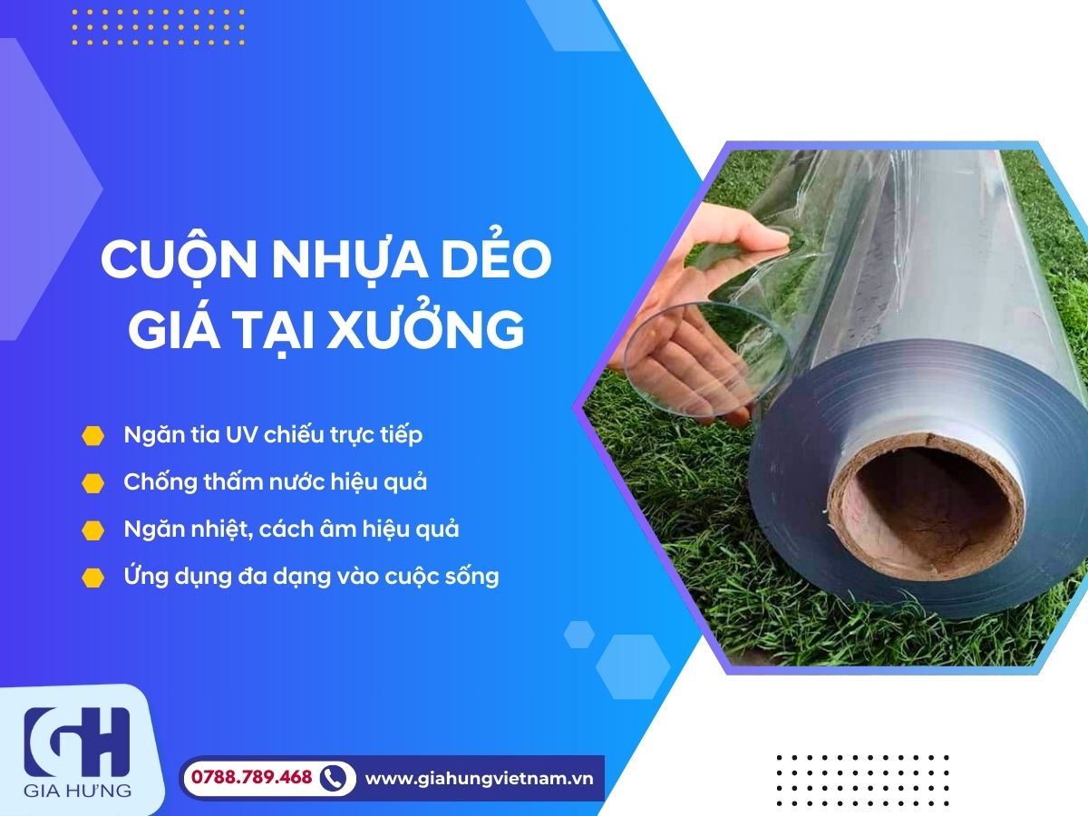 Những tác dụng đặc biệt của cuộn nhựa dẻo bạn cần biết