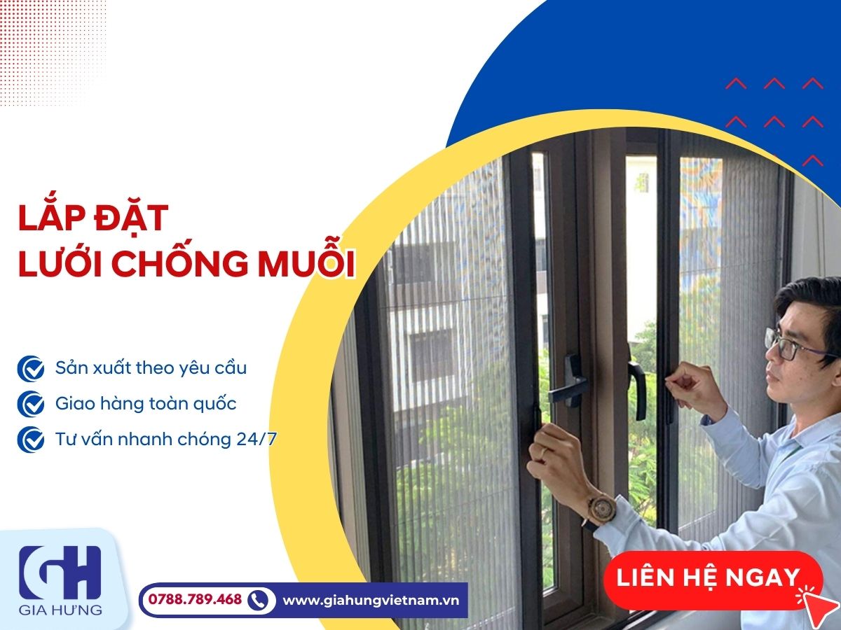 Hướng Dẫn Lắp Đặt Lưới Chống Muỗi Hiệu Quả