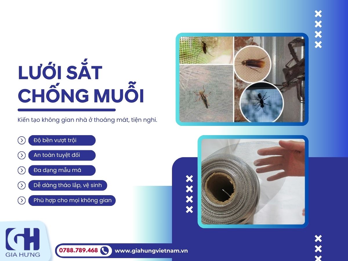 Nhà Ở Thoáng Mát, Tiện Nghi Khi Sử Dụng Lưới Sắt Chống Muỗi