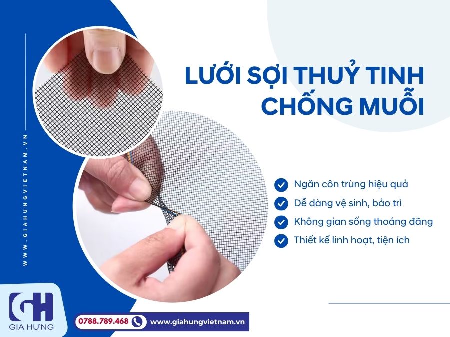 Lưới Sợi Thủy Tinh Chống Muỗi, Chống Côn Trùng Uy Tín Tại Bình Dương