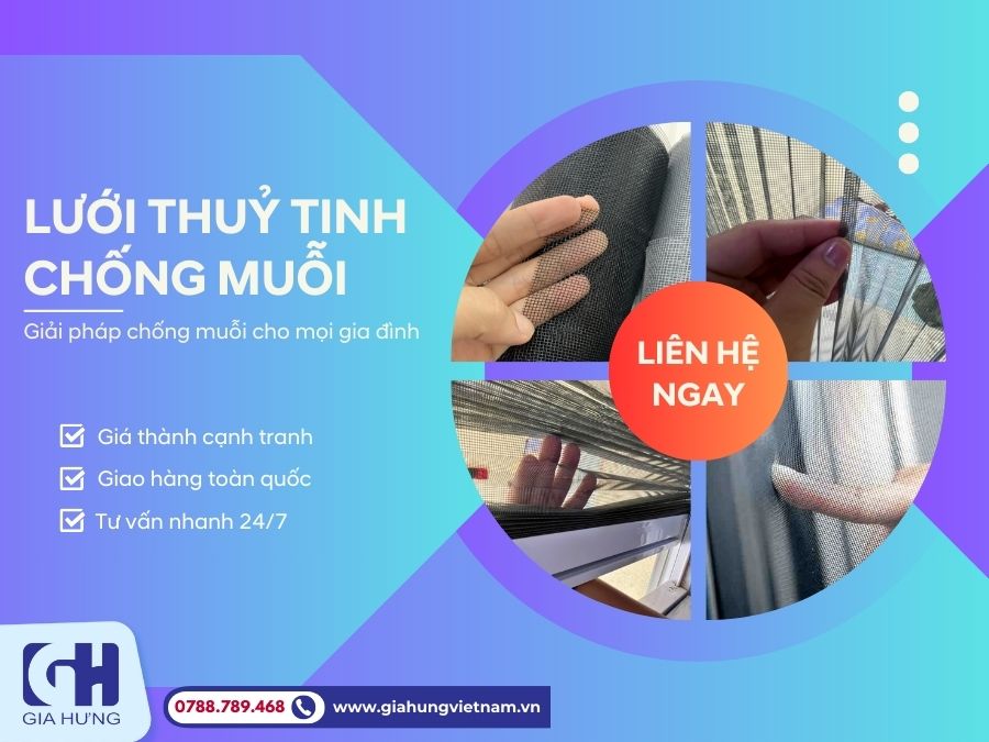 Top 5 Lý Do Nên Lựa Chọn Lưới Thủy Tinh Chống Muỗi Cho Gia Đình