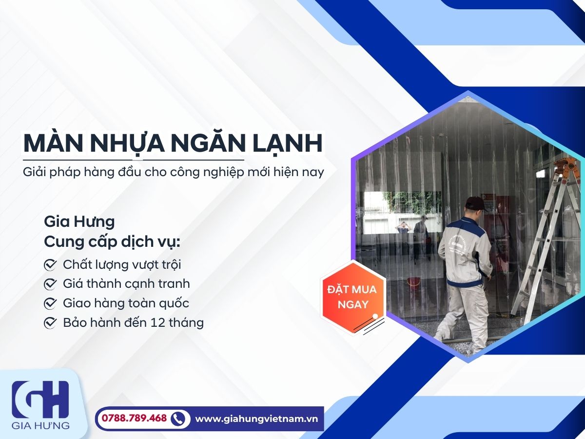 Màn nhựa ngăn lạnh hiệu quả, giải pháp hàng đầu cho ngành công nghiệp hiện nay