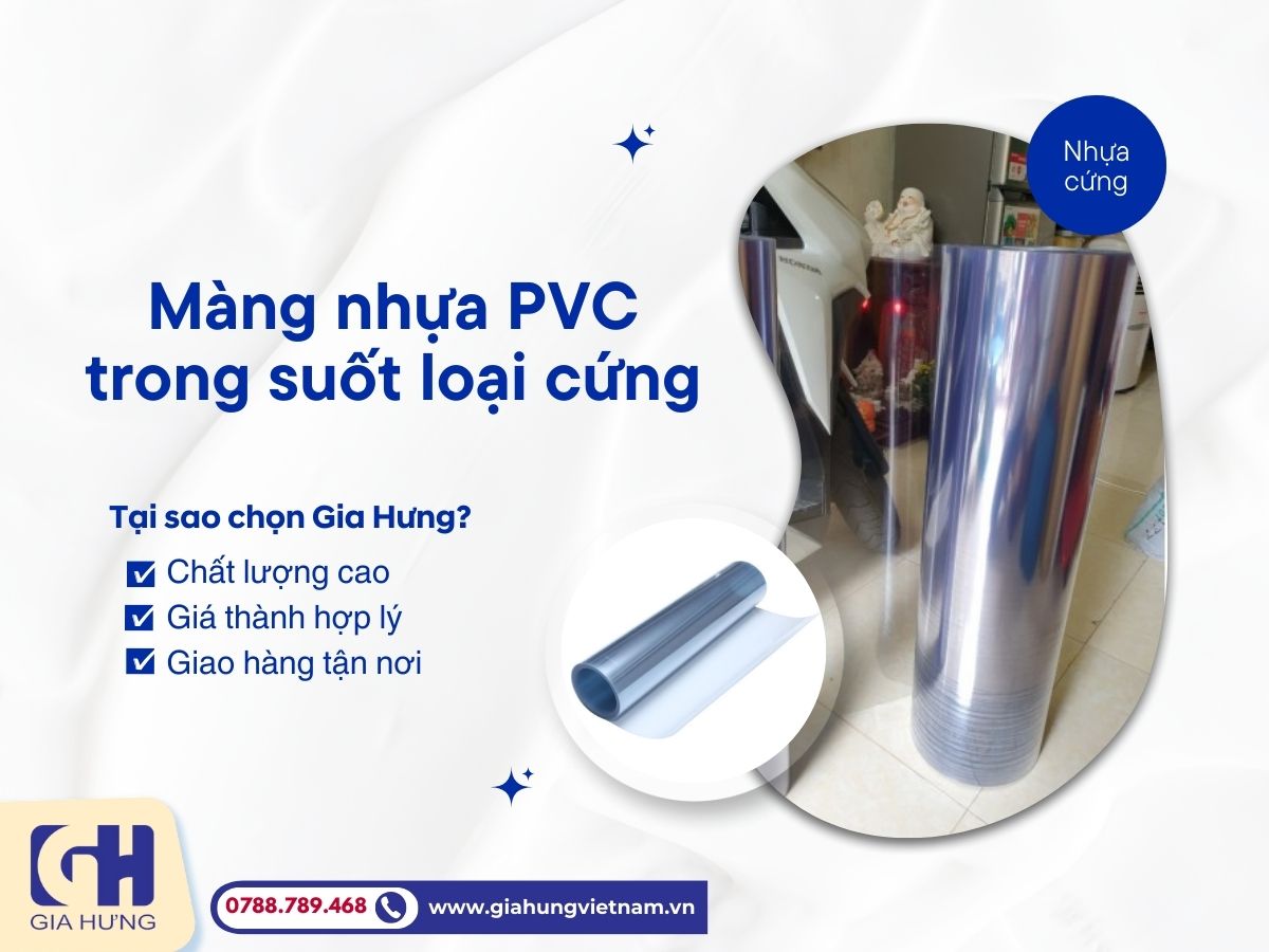 Sự Đa Năng Của Màng Nhựa PVC Trong Suốt Loại Cứng