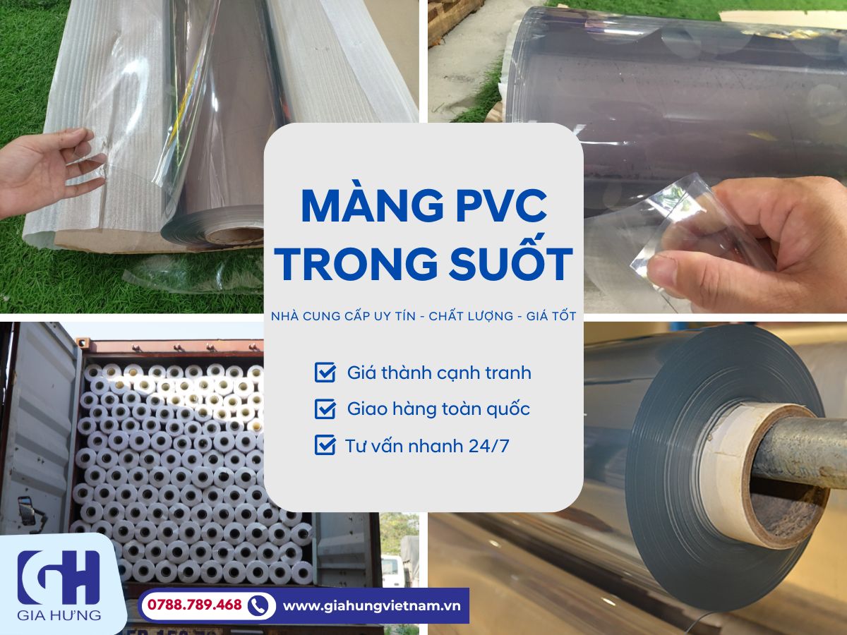 Ứng Dụng Của Màng PVC Trong Suốt Tại Ngành Sản Xuất Công Nghiệp Hiện Nay