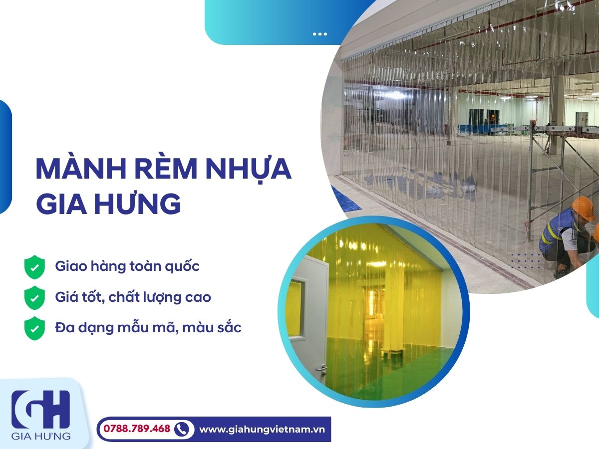 Gia Hưng Chuyên Cung Cấp Mành Rèm Nhựa Giá Rẻ Toàn Quốc