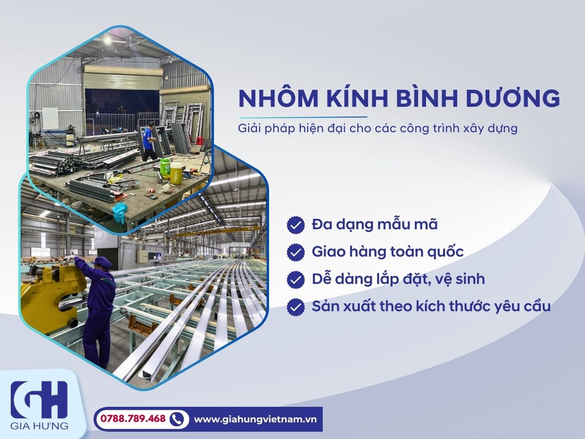 Giải Pháp Hiện Đại Cho Các Công Trình Xây Dựng Tại Nhôm Kính Bình Dương