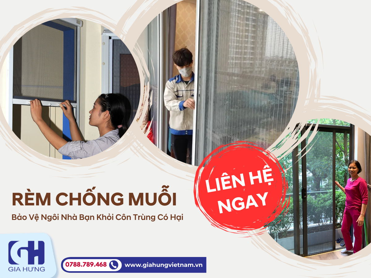 Rèm Chống Muỗi Gia Hưng Bảo Vệ Ngôi Nhà Bạn Khỏi Côn Trùng