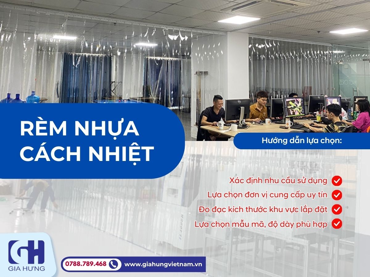 Hướng Dẫn Chọn Rèm Nhựa Cách Nhiệt Phù Hợp Cho Không Gian Của Bạn