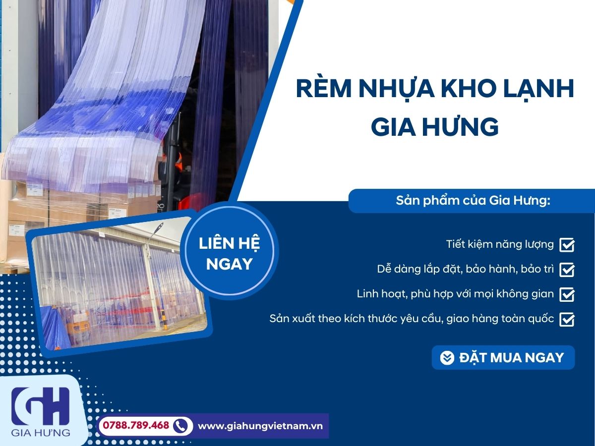 Tại sao rèm nhựa kho lạnh xoay lật là lựa chọn tối ưu cho các kho lạnh công nghiệp